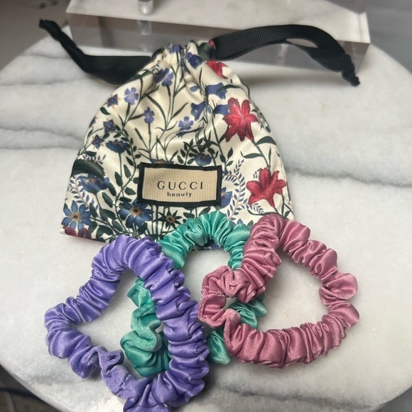 Gucci Accessories - Authentic Gucci pack of three hair ties with dust bag